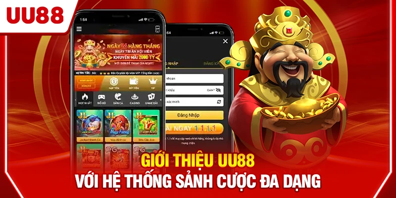 Giới thiệu UU88 với hệ thống sảnh cược đa dạng