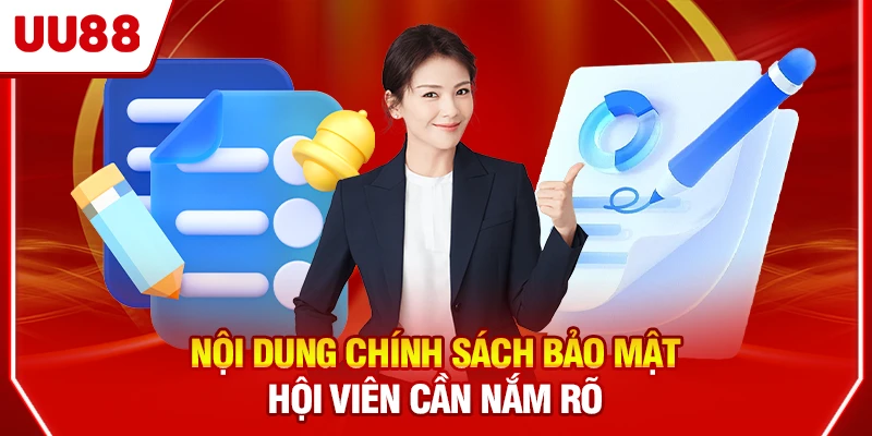 Nội dung chính sách bảo mật hội viên cần nắm rõ